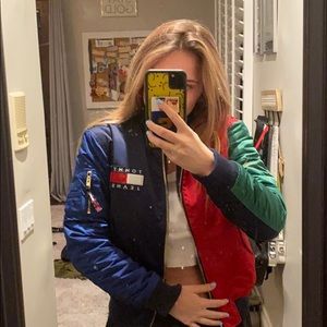 Tommy Hilfiger reversible bomber jacket